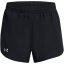 Under Armour Womens Fly By Performance Running Shorts Black/Reflectiv