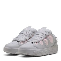 Puma Men's La France Wolf Low-Top Trainers Vibrant Silve