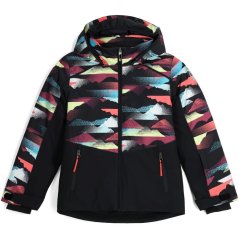 Spyder Kids' Conquer Waterproof Ski Jacket Multi