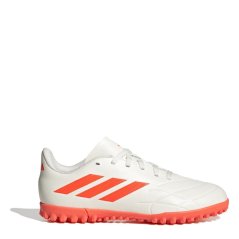 adidas Copa Pure.4 Turf Shoes Junior White/Orange