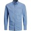 Jack and Jones Jeremy Detail Long Sleeve Shirt Cashmere Blue