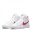 Nike Court Royale 2 Mid Top Trainers White/Pink - Veľkosť: 4 (37.5)