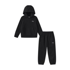 Slazenger Fleece Tracksuit Set Infant Black