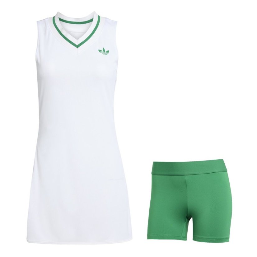 adidas Wimbledon Tennis Dress Womens White