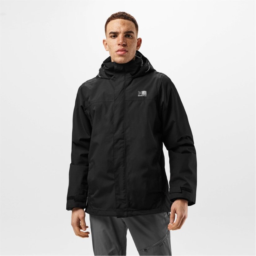 Karrimor Men's Waterproof WeatherTite 3 in 1 Jacket Black