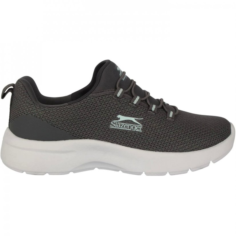 Slazenger Twister Runners Ladies Grey/Mint