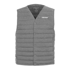 Firetrap Men's Padded Sleeveless Gilet Lght Grey Marl