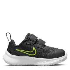 Nike Runner 3 Trainers Infant DkGrey/Blk/Volt