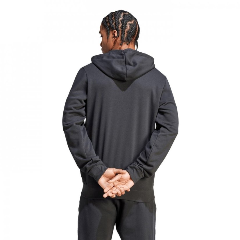 adidas All Blacks 3 Stripe Full Zip Hoodie 2023 Adults Black