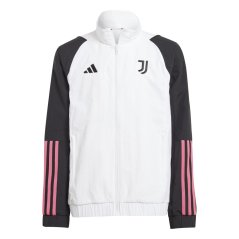 adidas Juve Pre Jkt Y Tracksuit Top Unisex Kids White