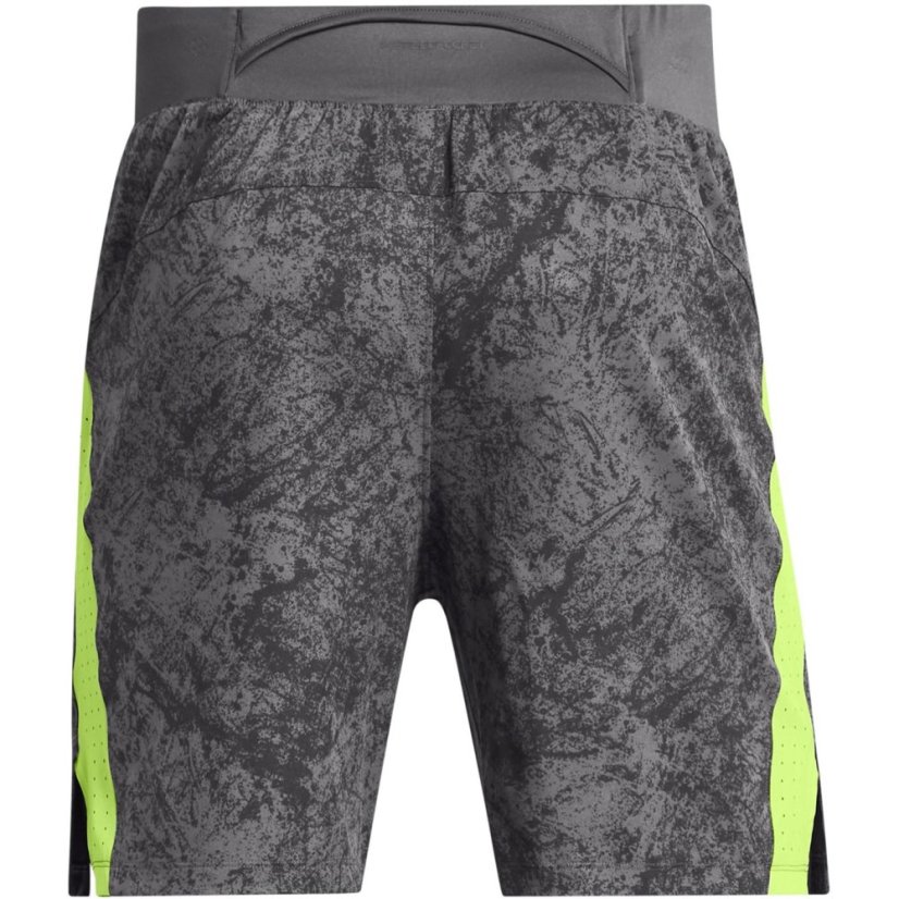 Under Armour Men's Launch Pro Printed Performance Running Shorts Rock/Green