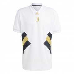 adidas Juventus Icon Retro Shirt Mens White