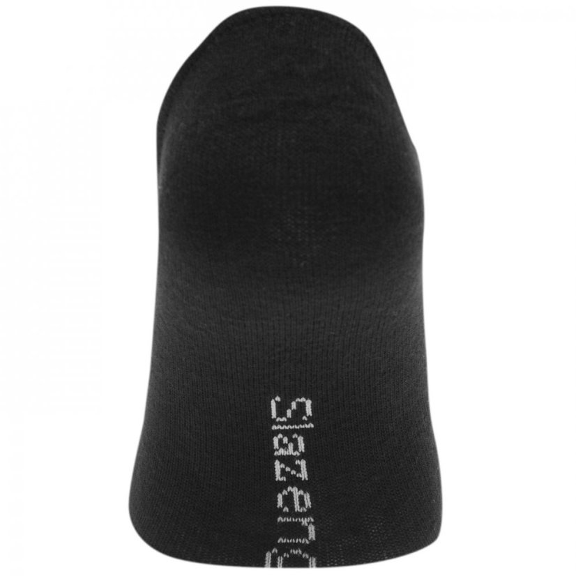 Slazenger Invisible 5 Pack Socks Ladies Black