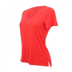 Reebok Activchill Athletic T-Shirt Female Gym Top Womens Red