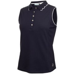 Calvin Klein Golf Green Lamb Nadia Sleeveless dámské polo tričko Navy