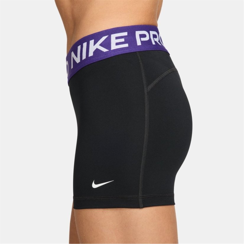 Nike Pro Three Inch Shorts Womens Black/Purple