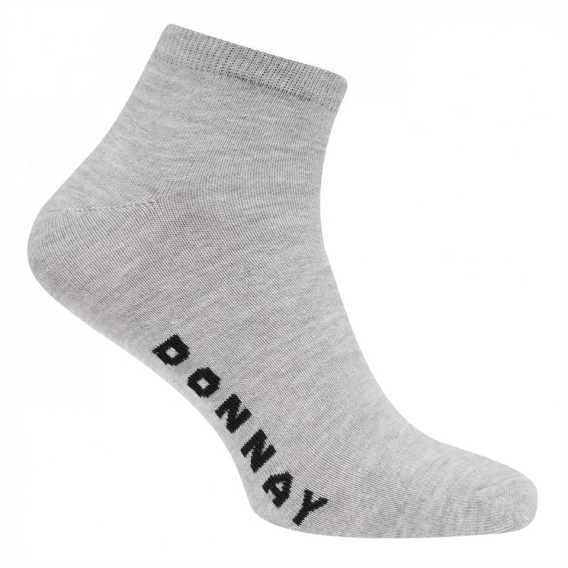 Donnay 10 pack trainer socks plus size mens Black