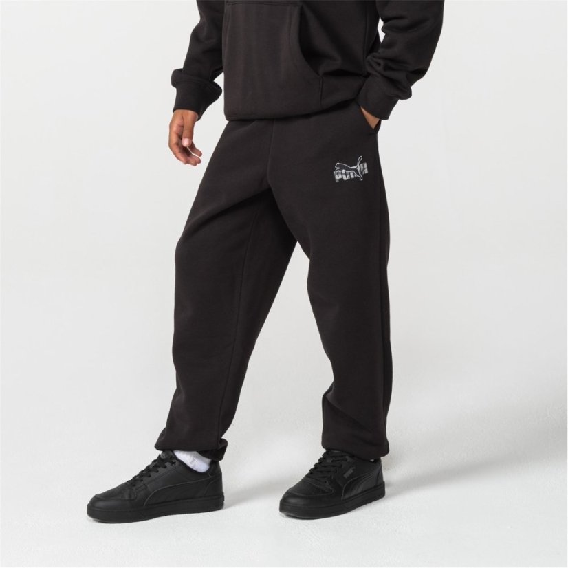 Puma No1 Logo Sweatpants Junior Boys Black