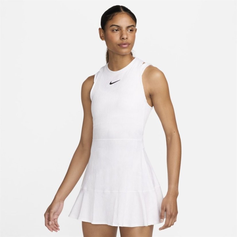 Nike Slam Women's Dri-FIT Tennis Dress White/Gold