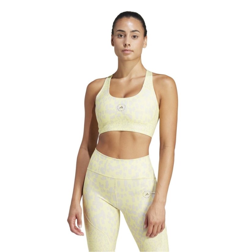 adidas Women's Non Wired Medium Impact Sports Bra Yellow