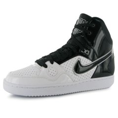 Nike Son of Force Mid Ladies Trainers White/Black/Silver