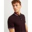 Jack and Jones Paulos Tipped Pique Short Sleeve Polo Shirt Port Royale
