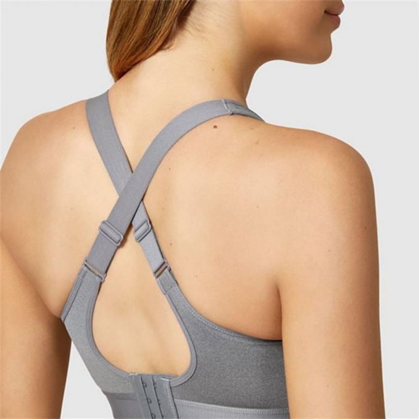 USA Pro High Support Sports Bra Charcoal