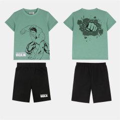Character Tee and Short Set Junior Hulk