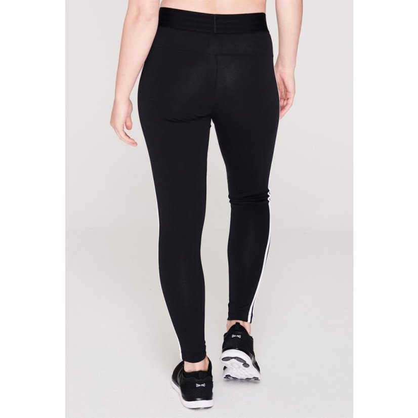 adidas Essentials 3 Stripe Leggings Womens Black/White