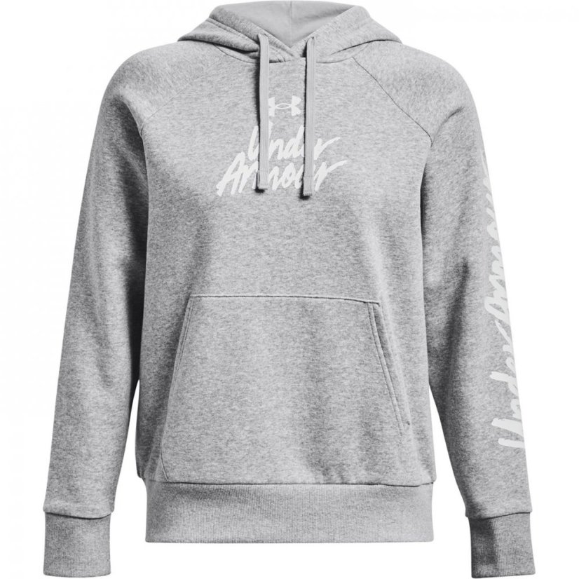 Under Armour Armour Ua Rival Fleece Graphic Hdy dámska mikina Mod Grey Light