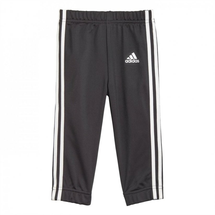 adidas Three Stripes Tricot Toddlers Tracksuit Black/White
