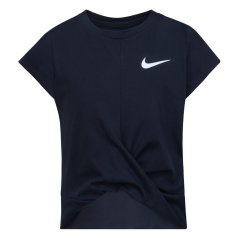 Nike Kids' All Day Play Twist Hem T-Shirt Black
