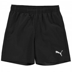 Puma Essential Logo Shorts Junior Boys Black/White