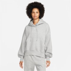 Nike Sportswear Phoenix Fleece Women's Over-Oversized Pullover Hoodie Grey Hth/ Whi