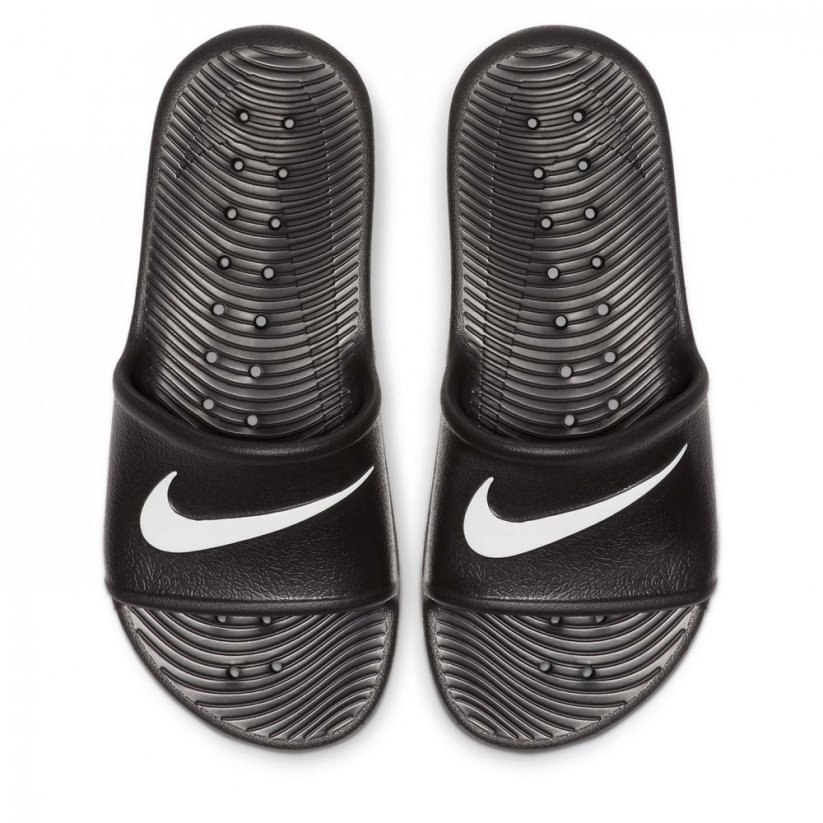 Nike Kawa Childrens Shower Sliders Black/White