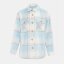 Miso Wool Shirt Ladies Light Blue