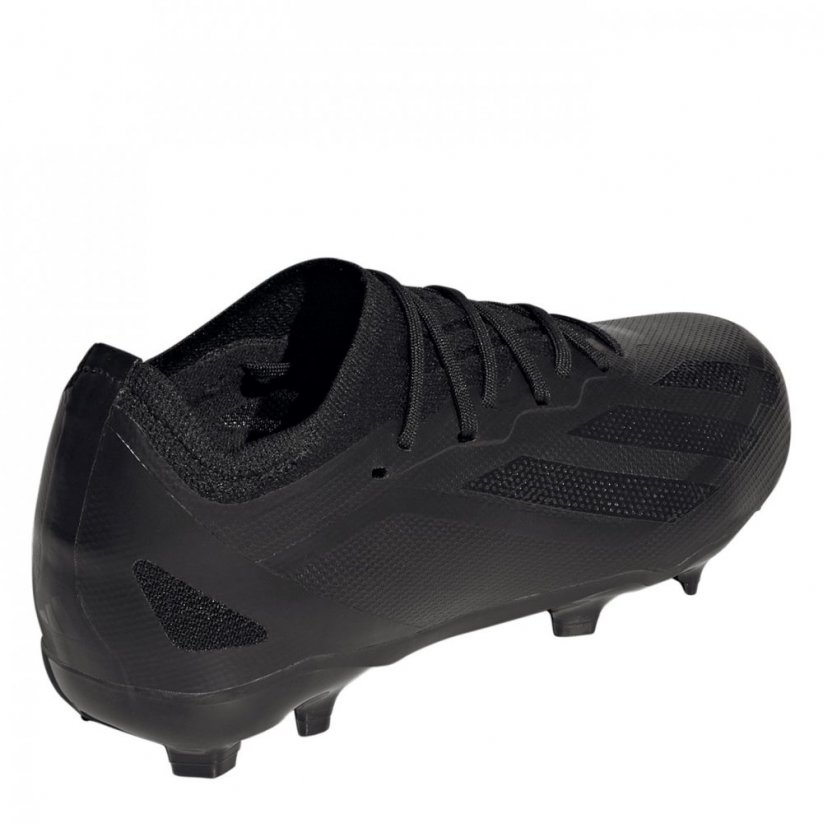 adidas x Crazyfast Elite Junior Firm Ground Football Boots Black/Black