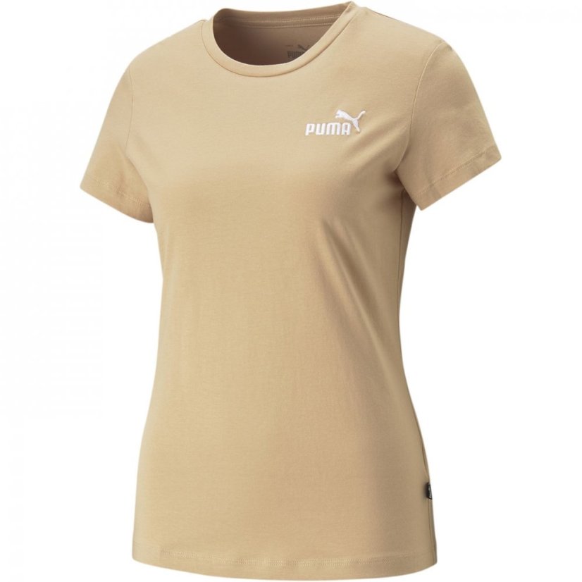 Puma Embroidery Tee Dusty Tan