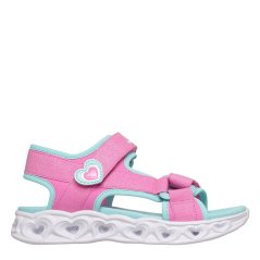 Skechers Kids' Flat Sandals Pink/Turqoise