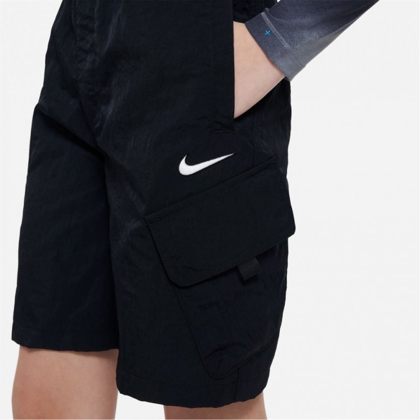 Nike Outdoor Play Big Kids' Woven Cargo Shorts Black