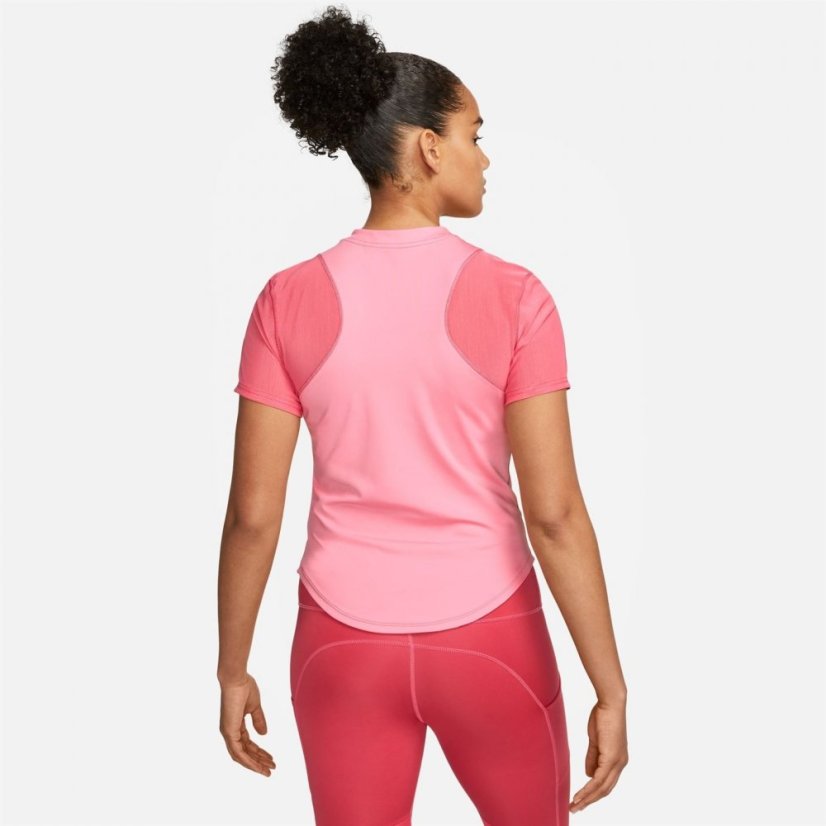 Nike Air Dri-FIT Women's Short-Sleeve Running Top Coral Chalk