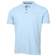 Calvin Klein Golf Men's Short Sleeve Performance Polo Shirt Skyblue