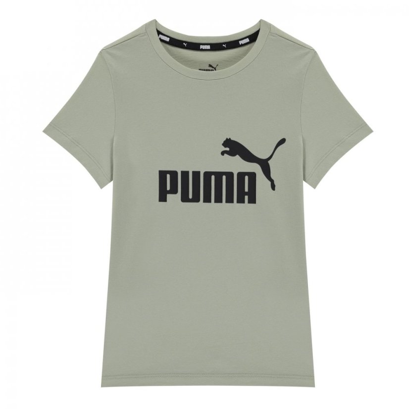 Puma No1 Logo QT Tee Junior Girls Moss