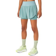 Asics Road 2-in-1 3.5in Women's Running Shorts Teal