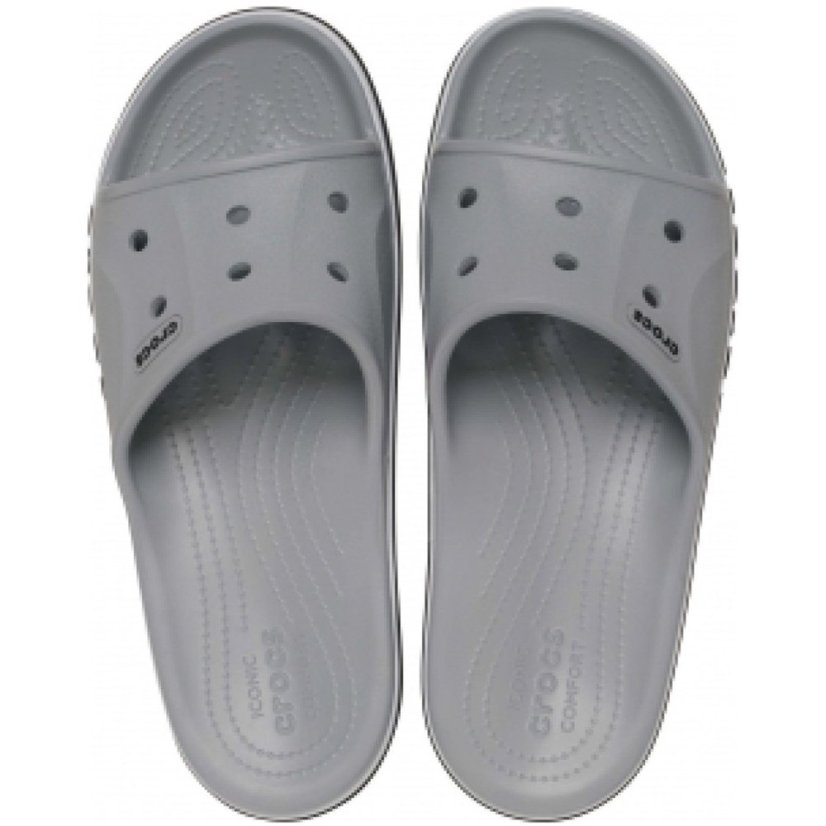Crocs Men's Bayaband Pool Sliders Light Grey