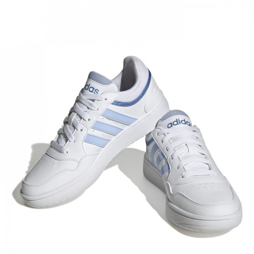 adidas Hoops 3.0 Ladies Trainers White/Blue