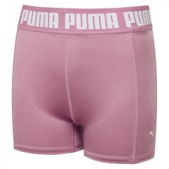 Puma Strong Metallic 3 Inch Tight Shorts Womens Pale Grape