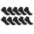 Donnay 10 Pack Trainer Socks Mens Black