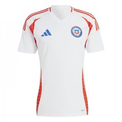 adidas Chile Away Shirt 2024 Adults White