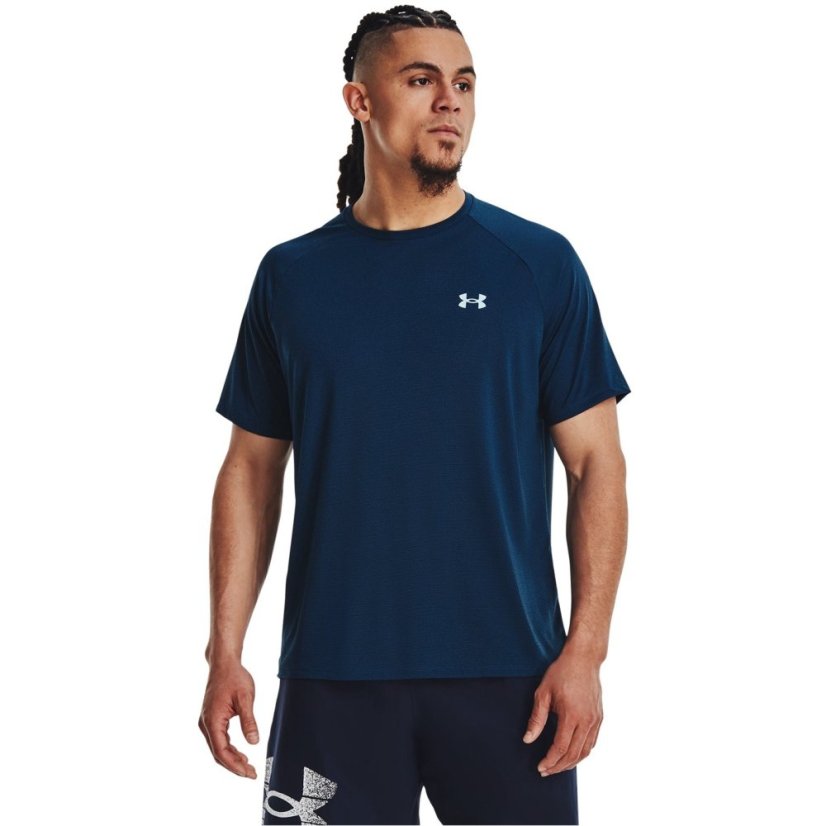 Under Armour Tech™ 2.0 Short Sleeve pánske tričko Fire Red